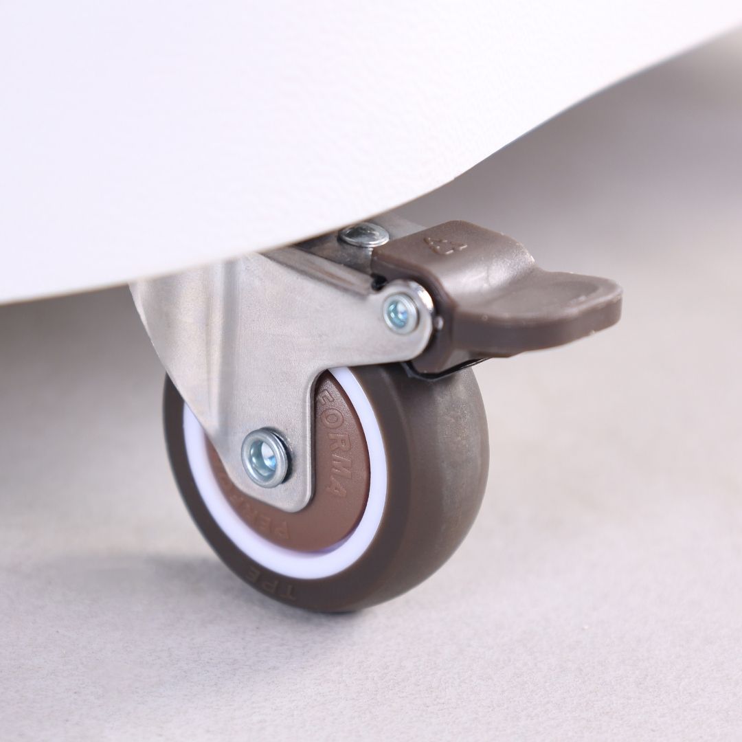 Pedicure Foot Stand - White for Pipeless Pedicure Spa