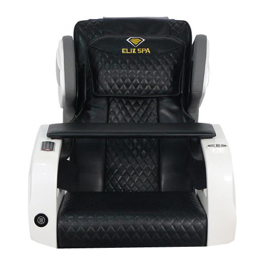 Pedicure Spa Chair - Titus White | Black | White Pedicure Chair