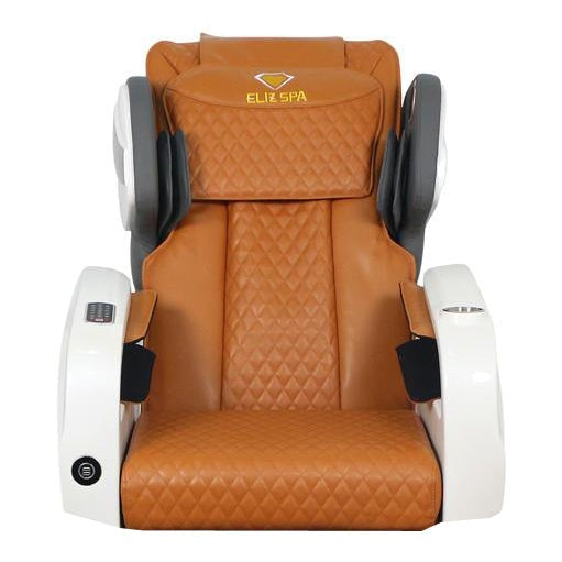 Pedicure Spa Chair - Titus White | Cappuccino | White Pedicure Chair