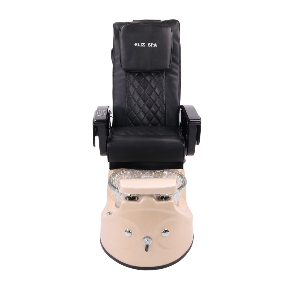 Pedicure Spa Chair - Cloud Black | Black | Pink Pedicure Chair