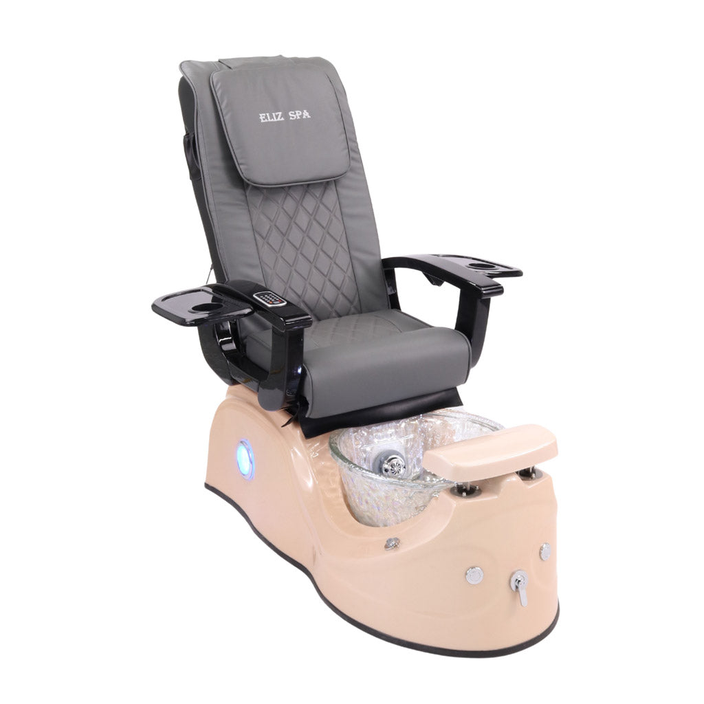 Pedicure Spa Chair - Cloud Black | Grey | Pink Pedicure Chair