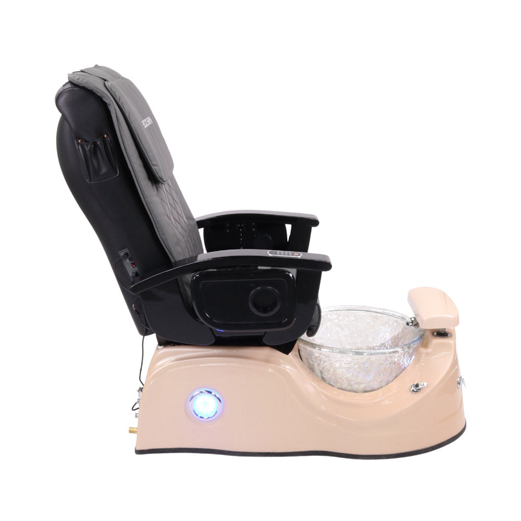 Pedicure Spa Chair - Cloud Black | Grey | Pink Pedicure Chair