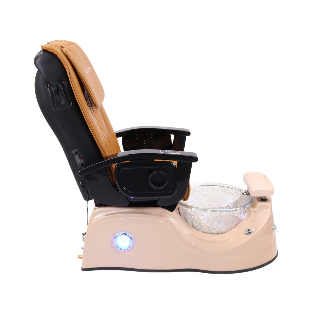 Pedicure Spa Chair - Cloud Black | Mustard | Pink Pedicure Chair