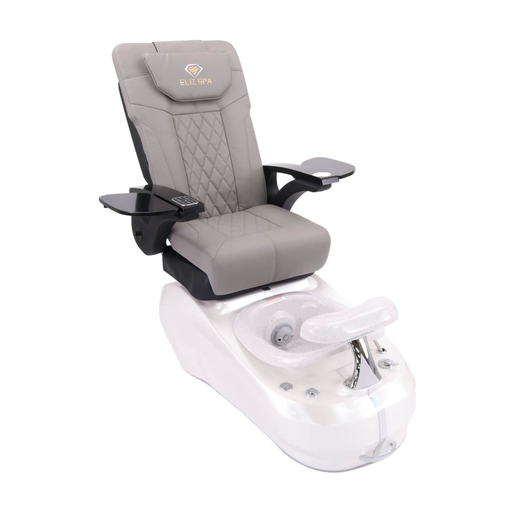 Pedicure Spa Chair - Luxo Black | Grey | White Pedicure Chair