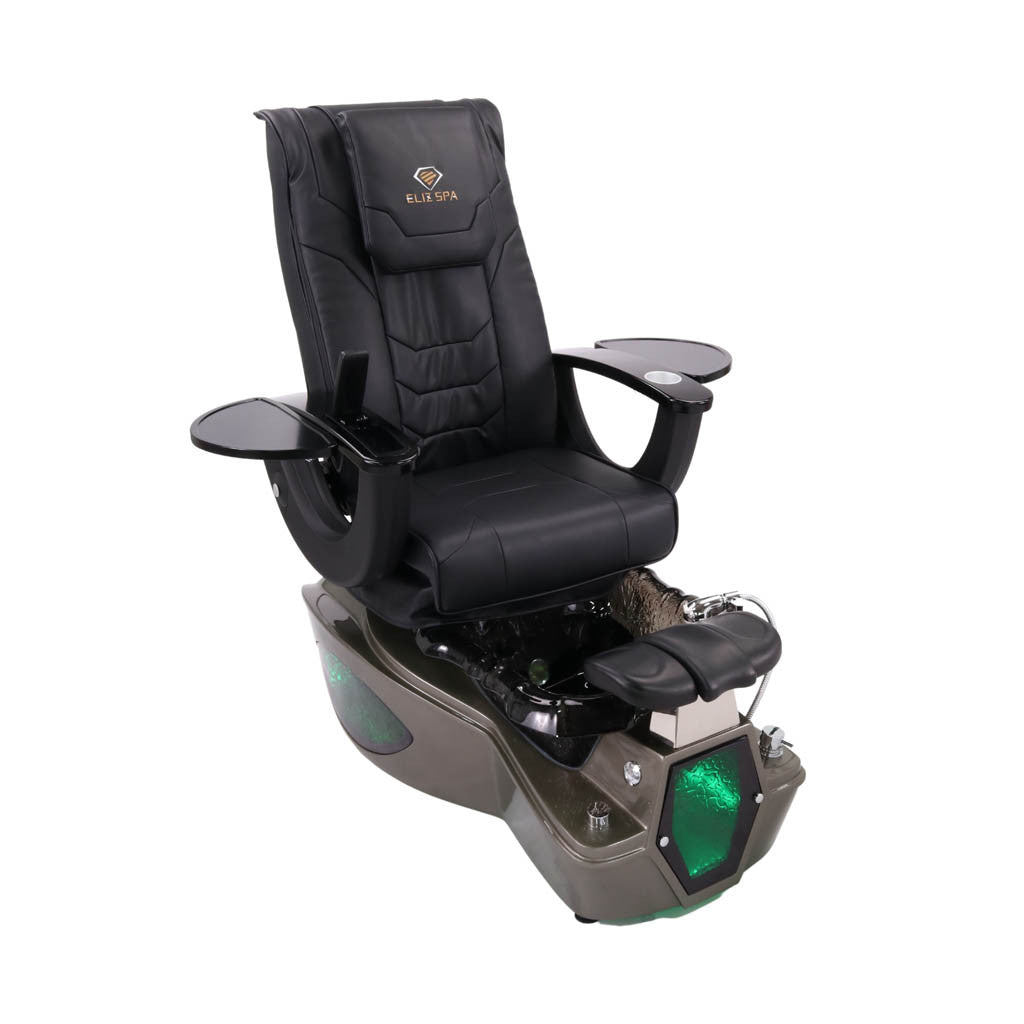 Pedicure Spa Chair - Shadow Black | Black | Dark Grey Pedicure Chair