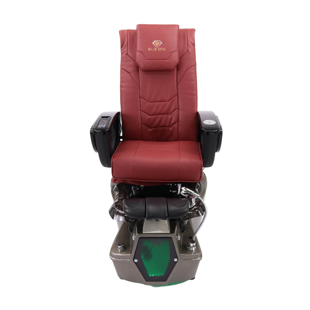 Pedicure Spa Chair - Shadow Black | Burgundy | Dark Grey Pedicure Chair