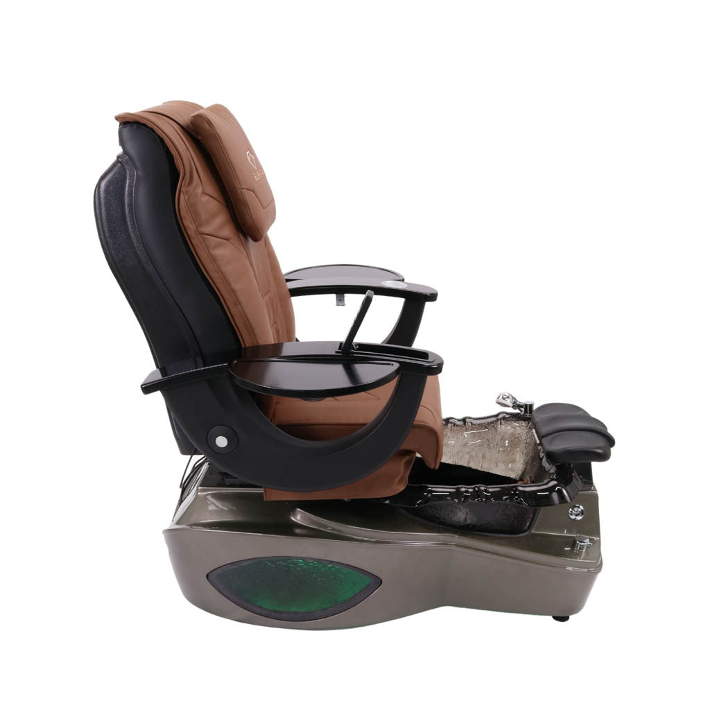 Pedicure Spa Chair - Shadow Black | Cappuccino | Dark Grey Pedicure Chair