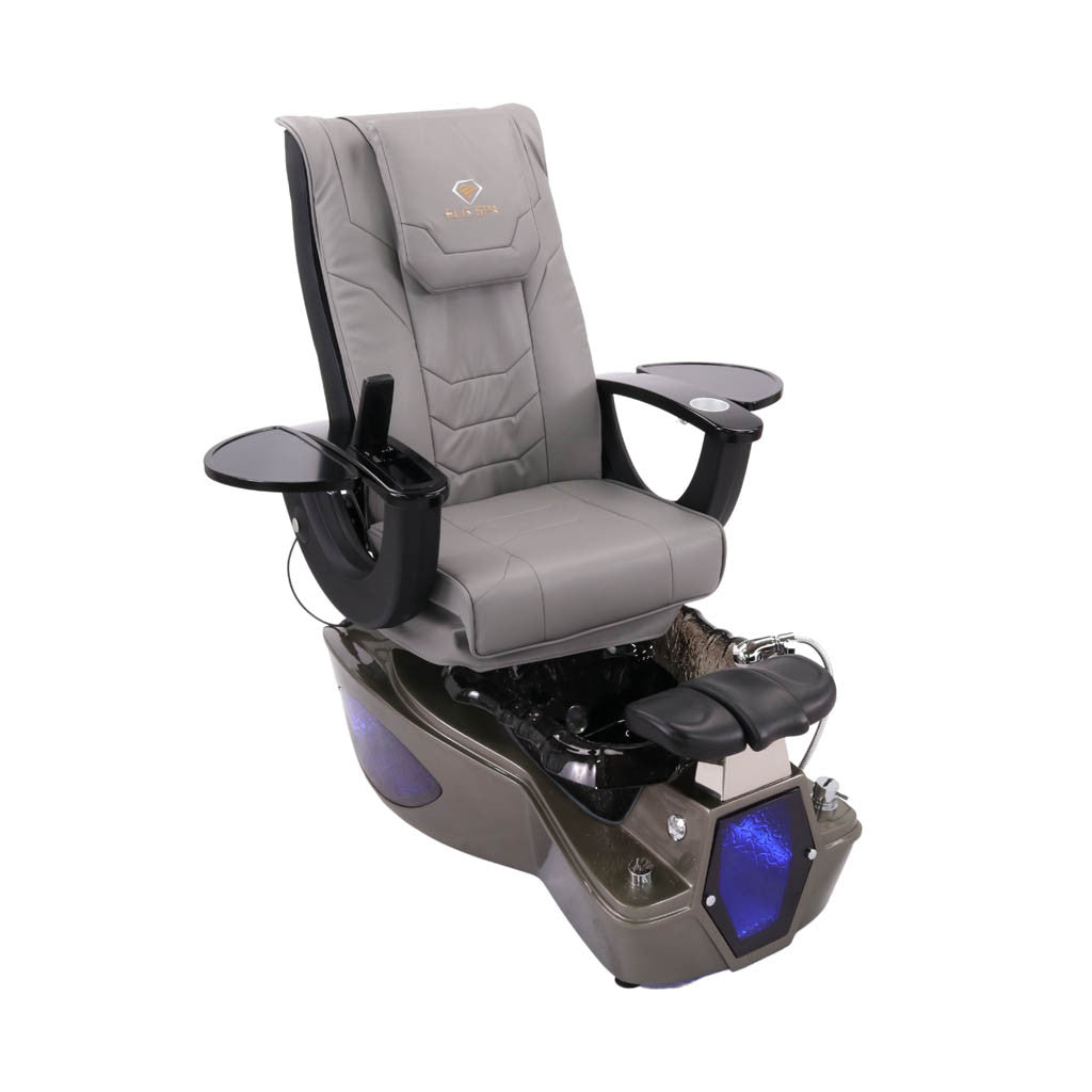 Pedicure Spa Chair - Shadow Black | Grey | Dark Grey Pedicure Chair