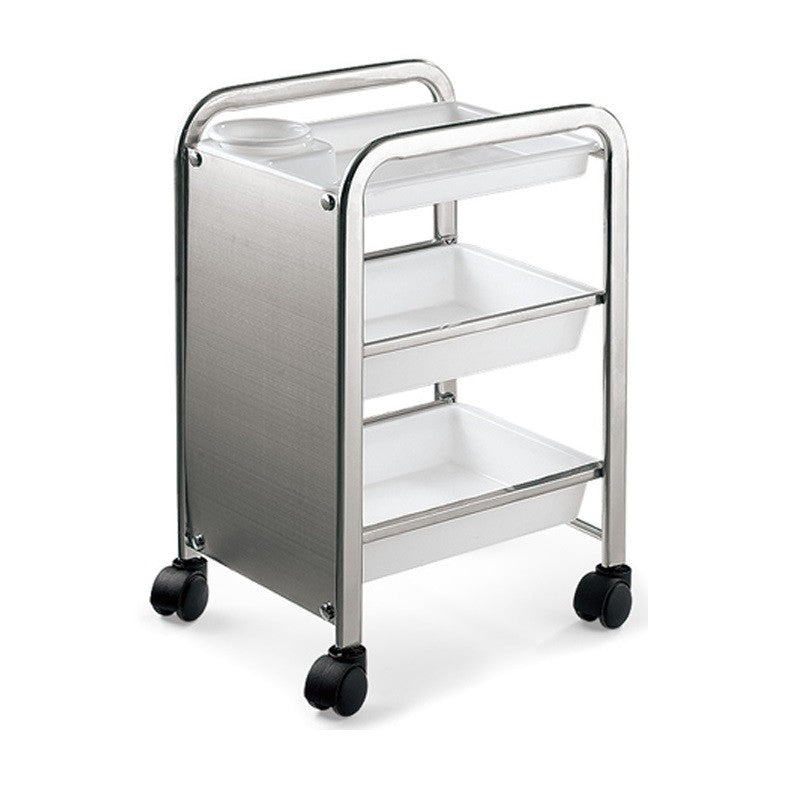 Pedicure Trolley White 3 Tier Diamond Nail Supplies