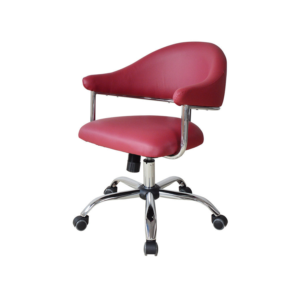 Premium Customer Chair - GY2110 Burgundy Diamond Nail Supplies