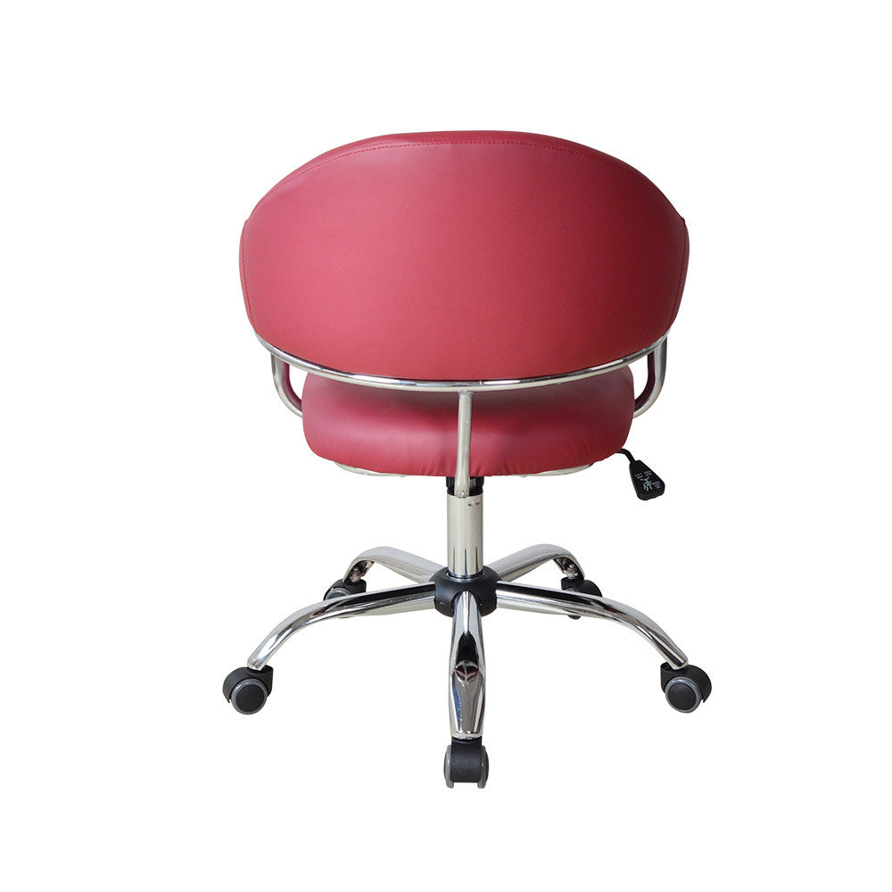 Premium Customer Chair - GY2110 Burgundy Diamond Nail Supplies