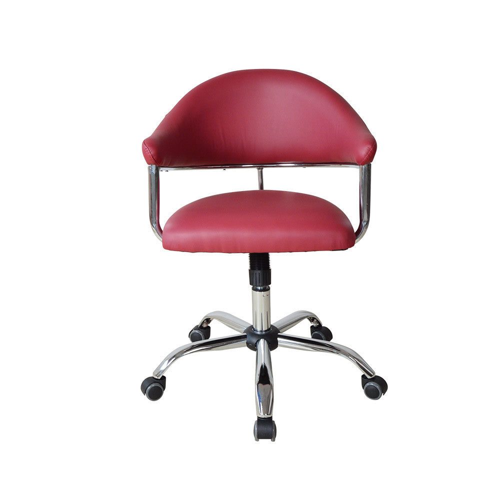 Premium Customer Chair - GY2110 Burgundy Diamond Nail Supplies