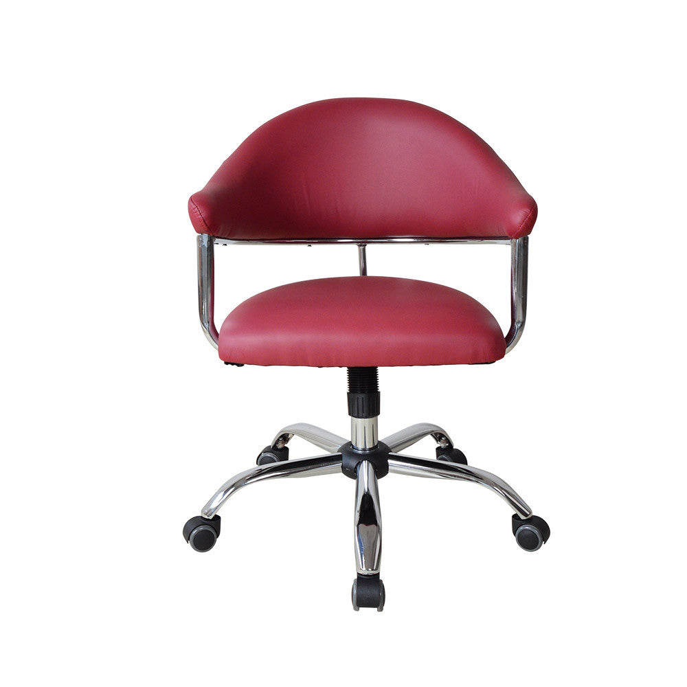 Premium Customer Chair - GY2110 Burgundy Diamond Nail Supplies