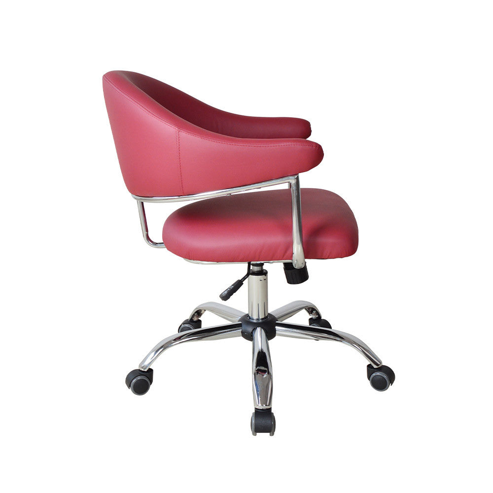 Premium Customer Chair - GY2110 Burgundy Diamond Nail Supplies