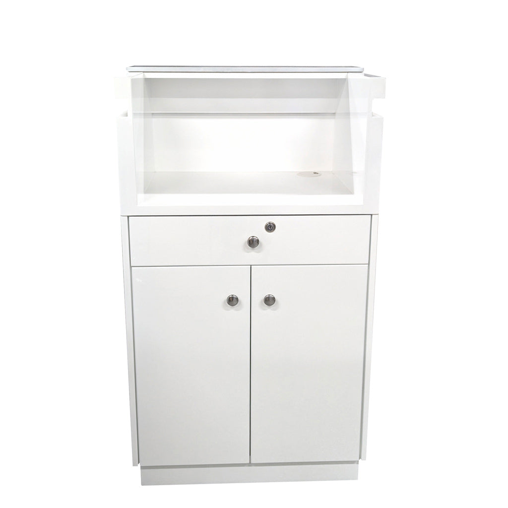 Reception Desk Small White