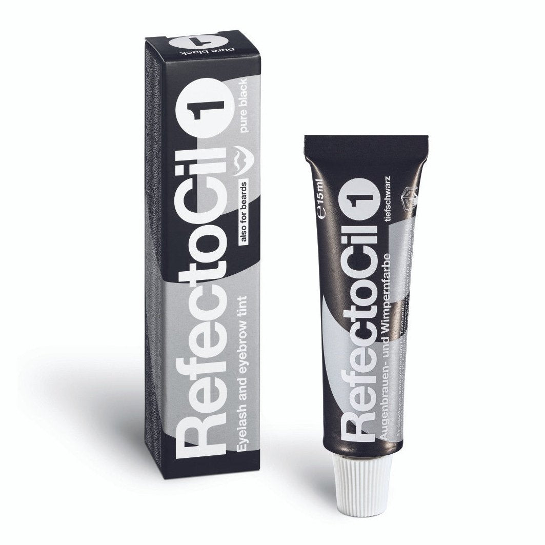 Refectocil Eyelash & Eyebrow Tint 1 Pure Black | Diamond Nail Supplies