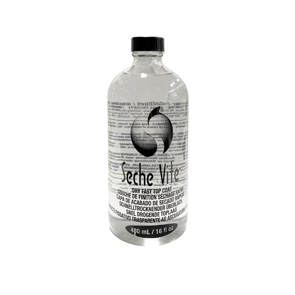 Seche Vite Professional Dry Fast Top Coat Kit 16oz Diamond Nail Supplies