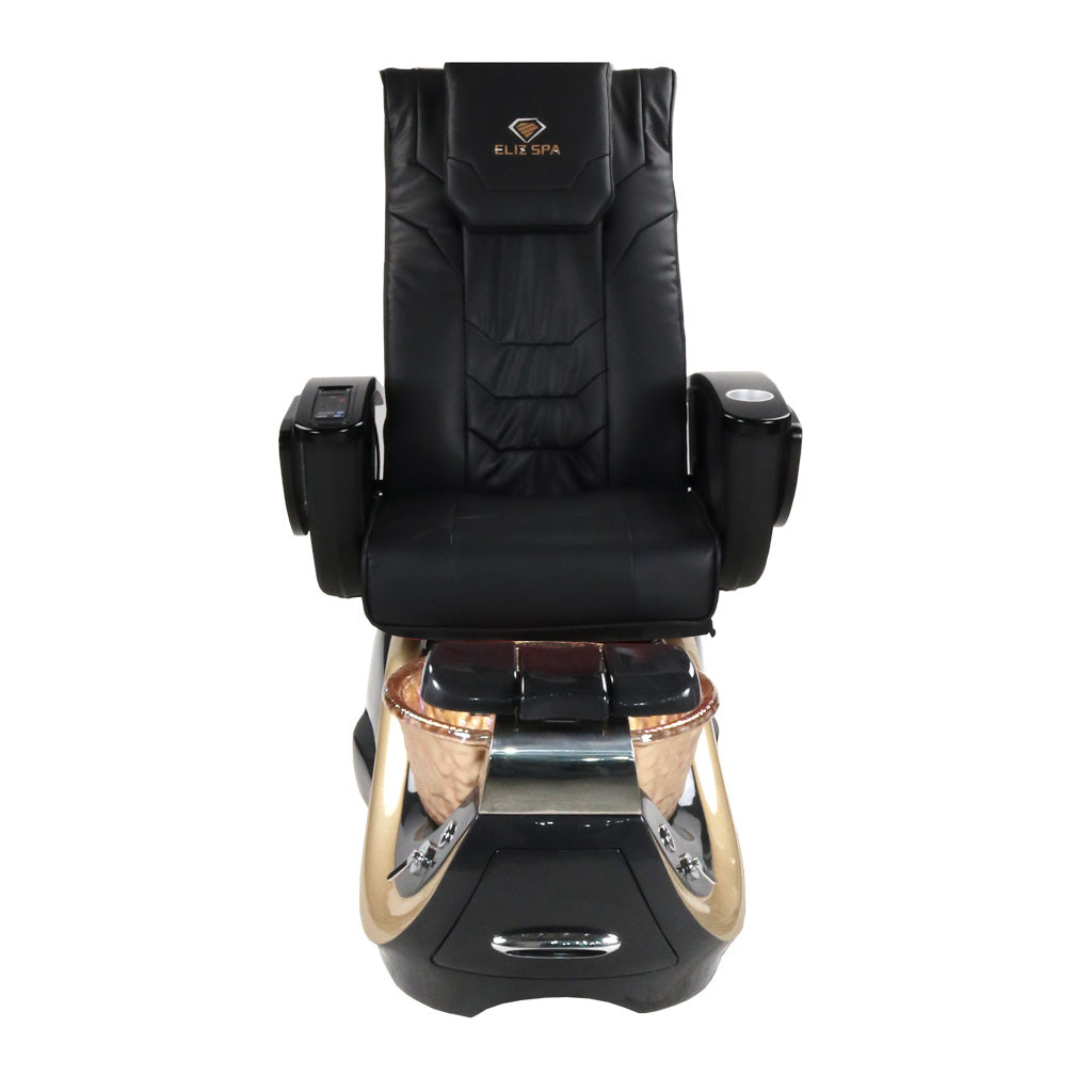 Pedicure Spa Chair - Divine Black | Black | Black Pedicure Chair