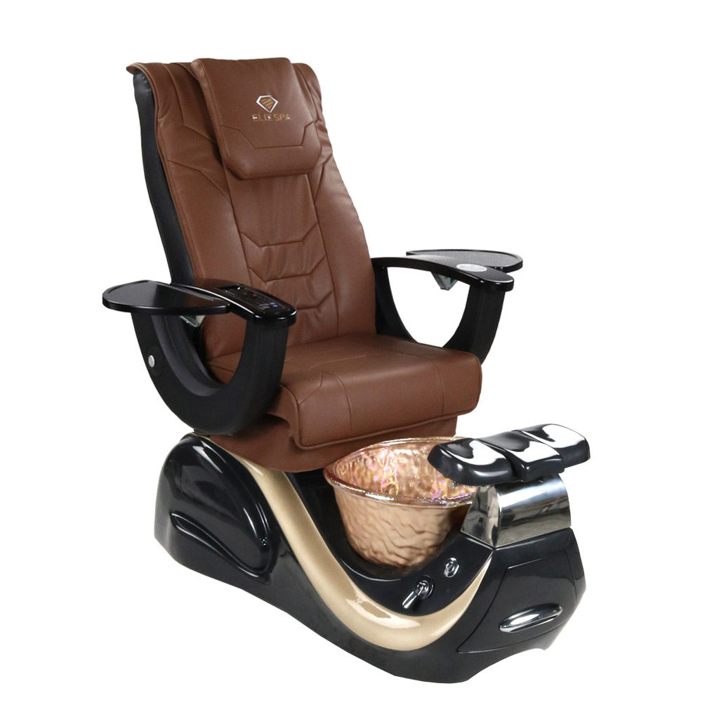 Pedicure Spa Chair - Divine Black | Cappuccino | Black Pedicure Chair