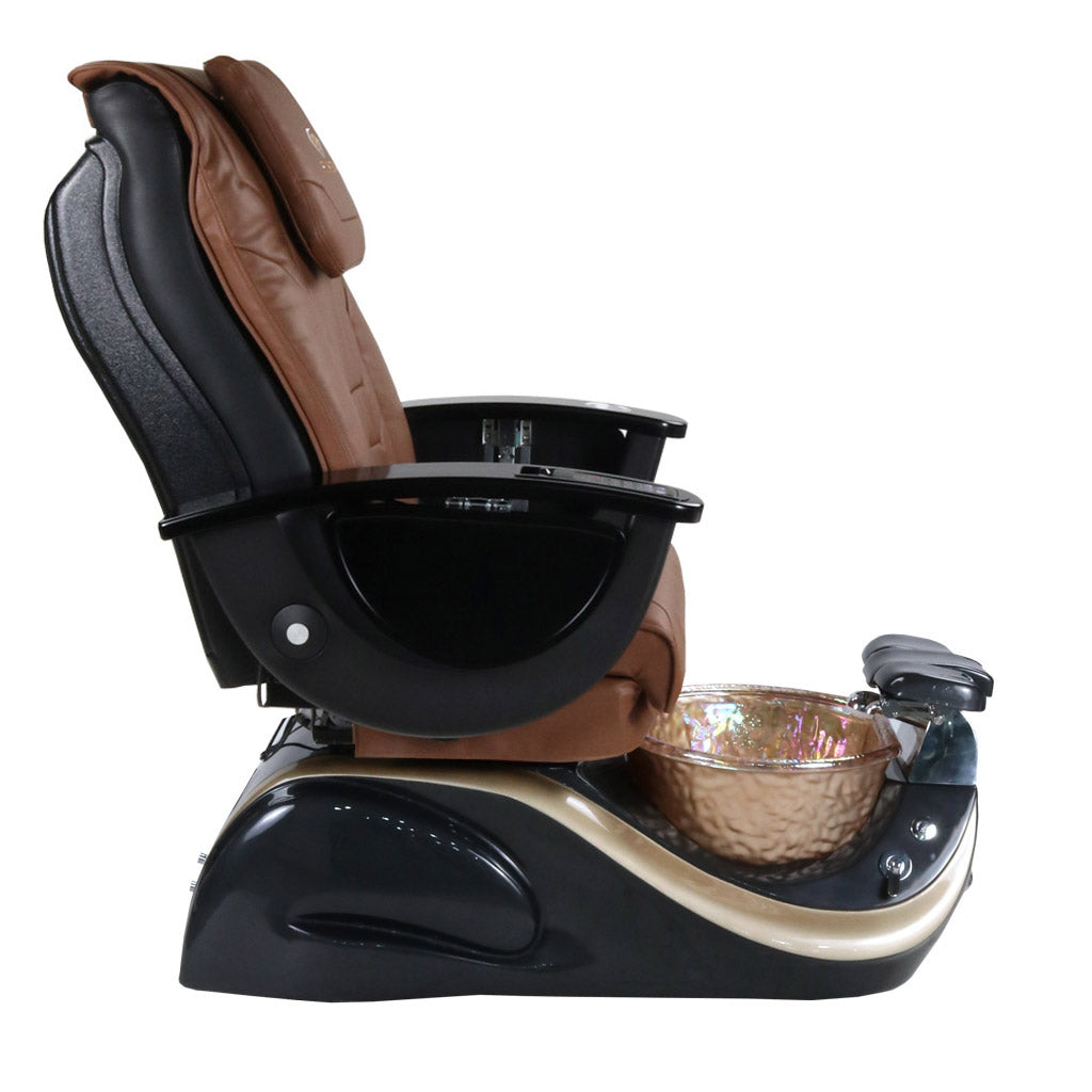 Pedicure Spa Chair - Divine Black | Cappuccino | Black Pedicure Chair