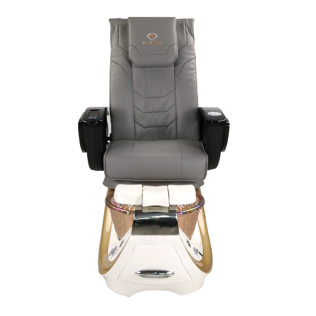 Pedicure Spa Chair - Divine Black | Grey | White Pedicure Chair