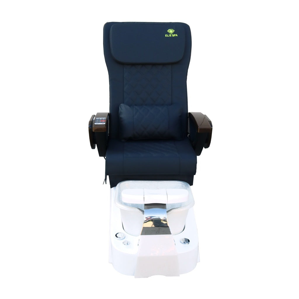 Pedicure Spa Chair - Tarex Wood | Black | White Pedicure Chair