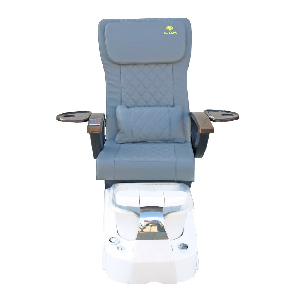 Pedicure Spa Chair - Tarex Wood | Grey | White Pedicure Chair