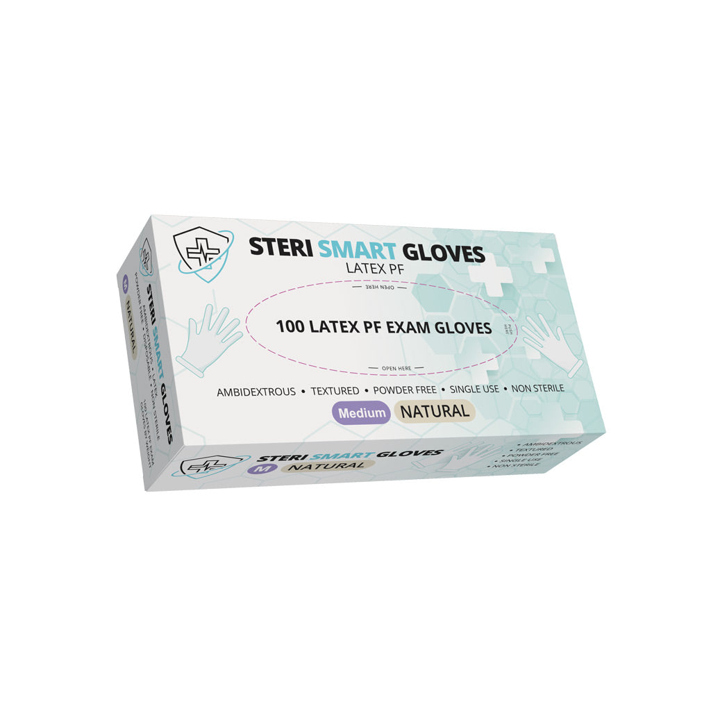 Latex Gloves - Powder Free Natural (TGA )