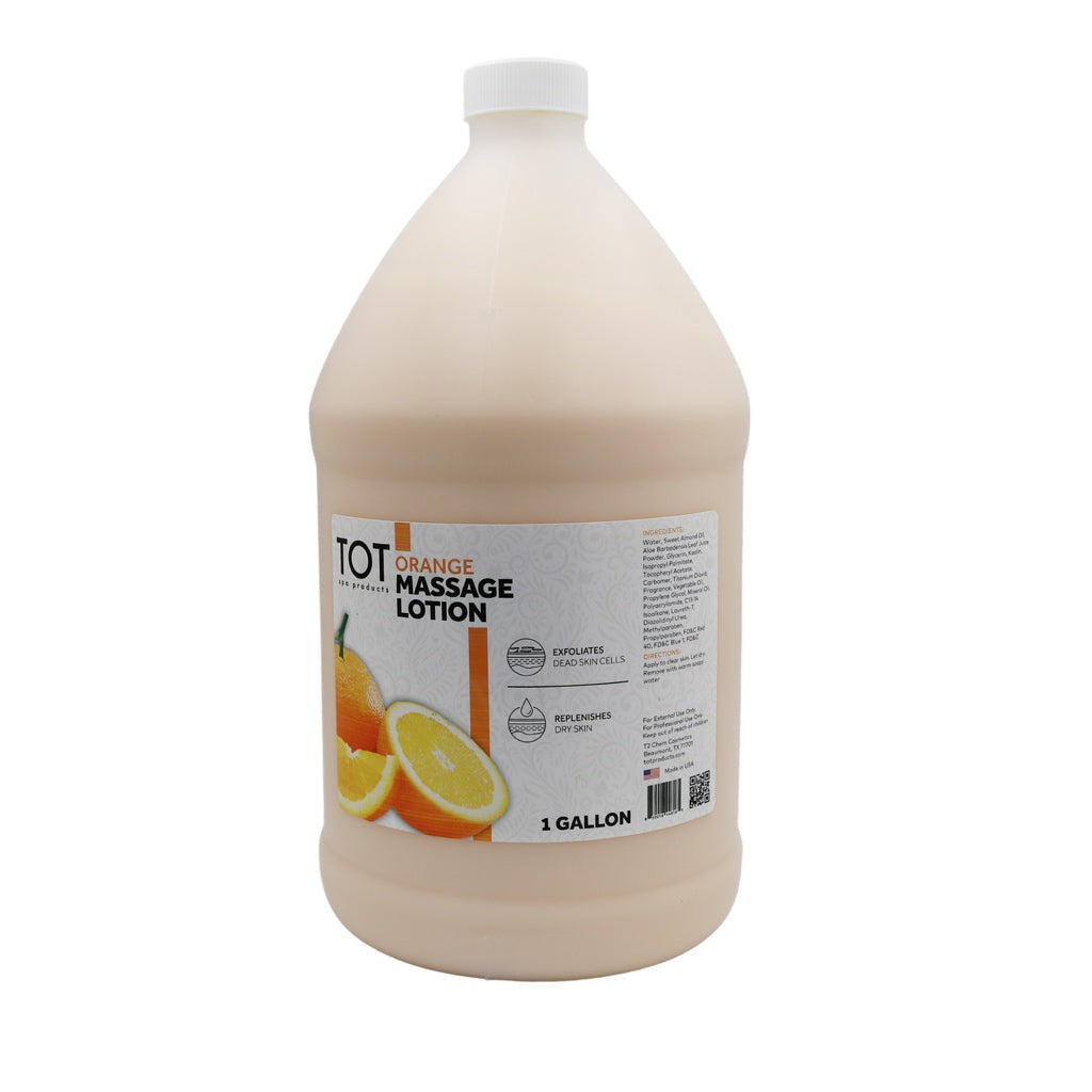 TOT Orange Massage Lotion 3.79L Diamond Nail Supplies