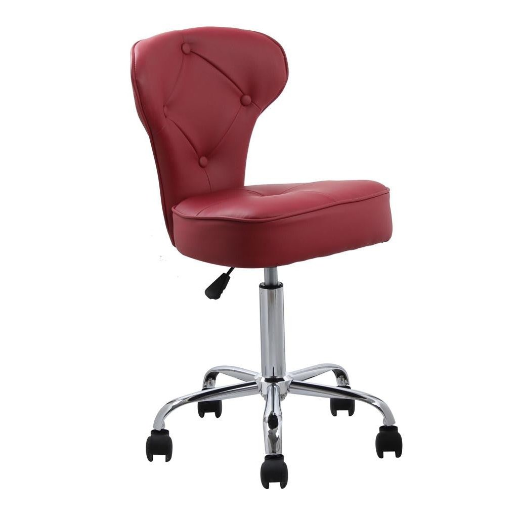 Technician Chair DT03 - Burgundy Diamond Nail Supplies