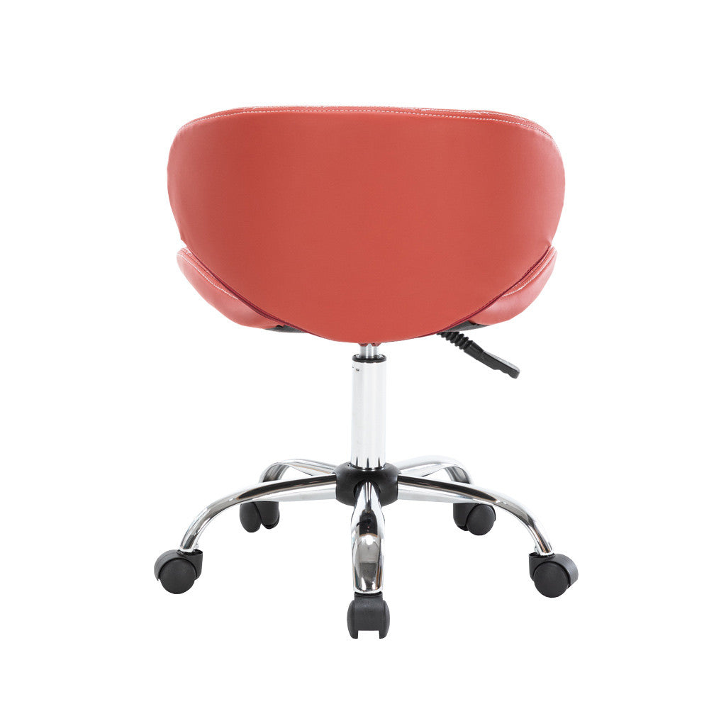 Technician Chair - Double Diamond KY777 Burgundy Diamond Nail Supplies