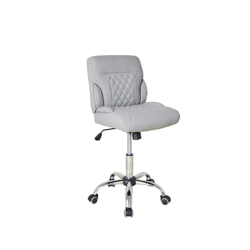 Technician Chair - GY2133 Grey Diamond Nail Supplies