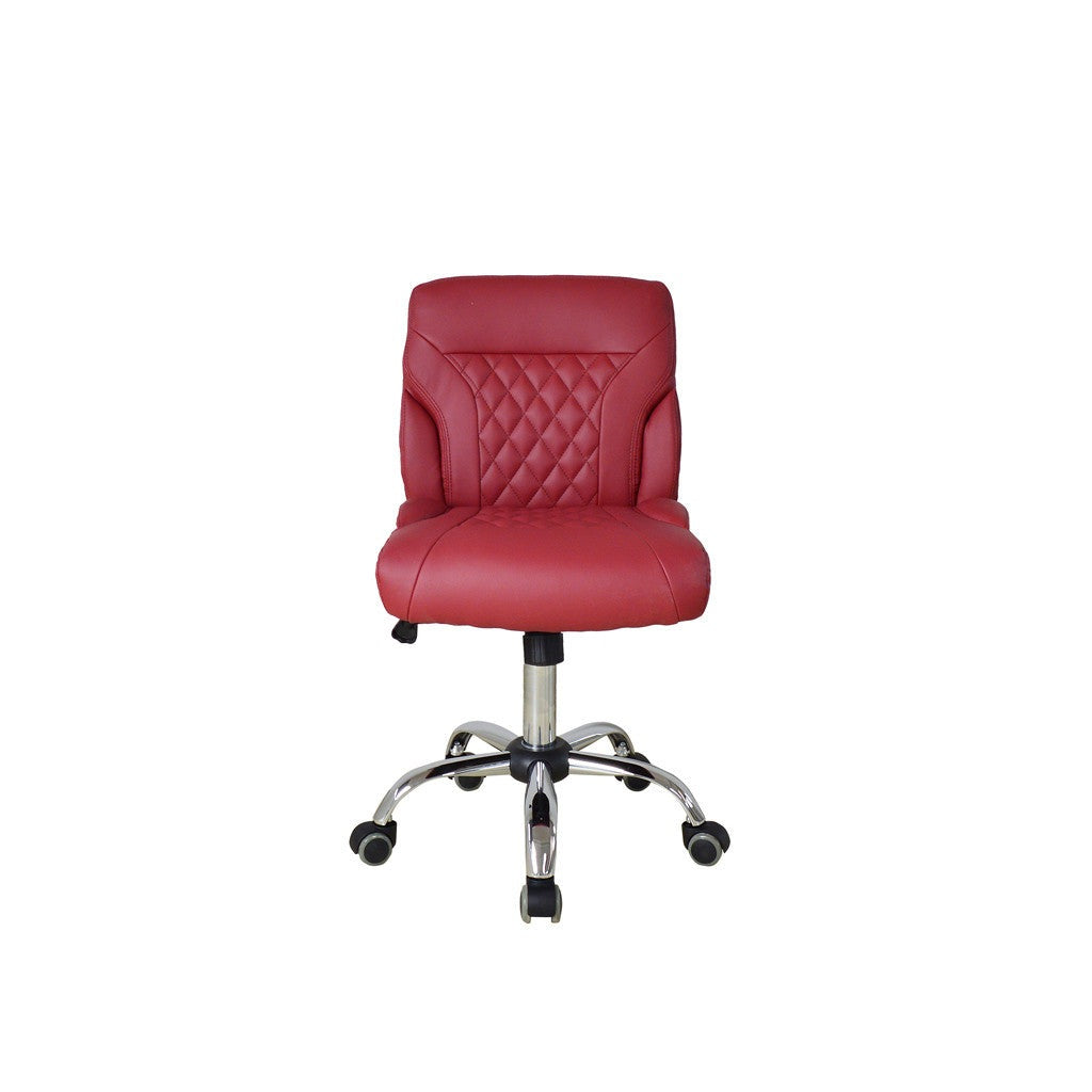 Technician Chair - GY2133 Burgundy Diamond Nail Supplies