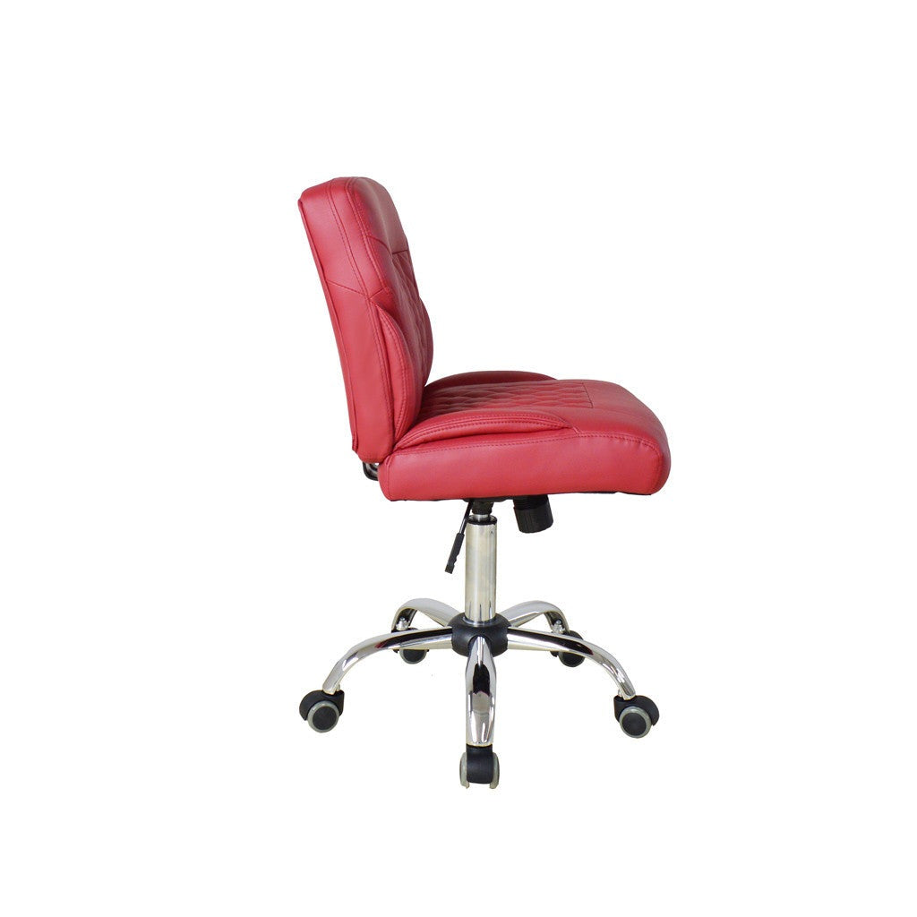 Technician Chair - GY2133 Burgundy Diamond Nail Supplies