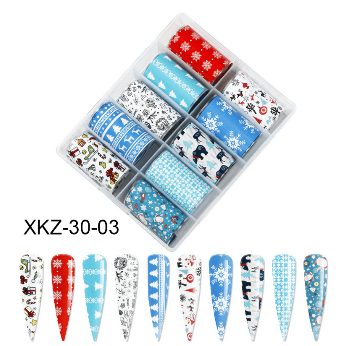 Transfer Foil Set - Christmas 30-03 Diamond Nail Supplies