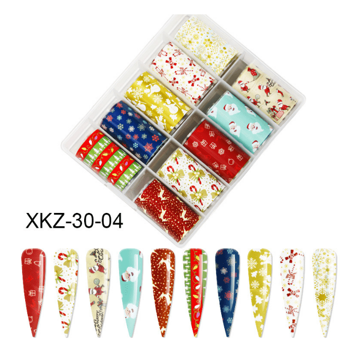 Transfer Foil Set - Christmas 30-04 Diamond Nail Supplies