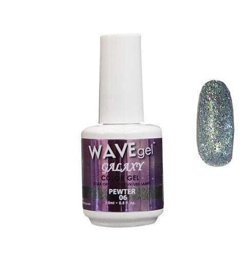 Galaxy Gel Polish - 06 Pewter Diamond Nail Supplies