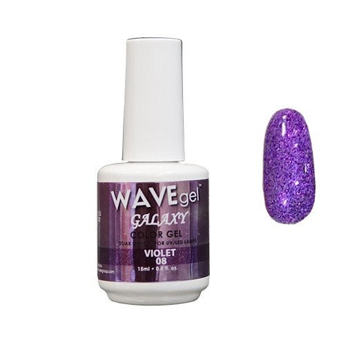 Galaxy Gel Polish - 08 Violet Diamond Nail Supplies