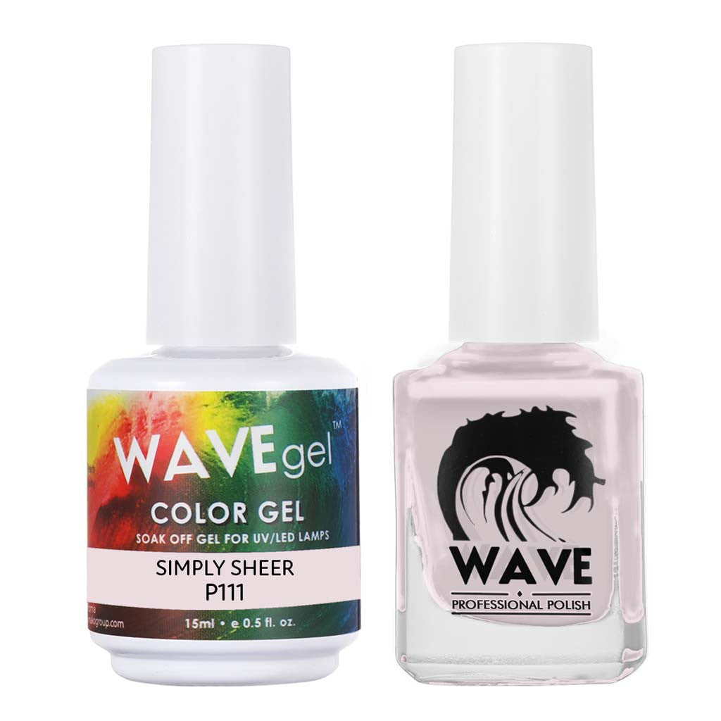 Matching - P111 Simply Sheer Diamond Nail Supplies