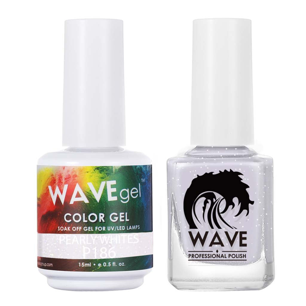 Matching - P186 Pearly Whites Diamond Nail Supplies