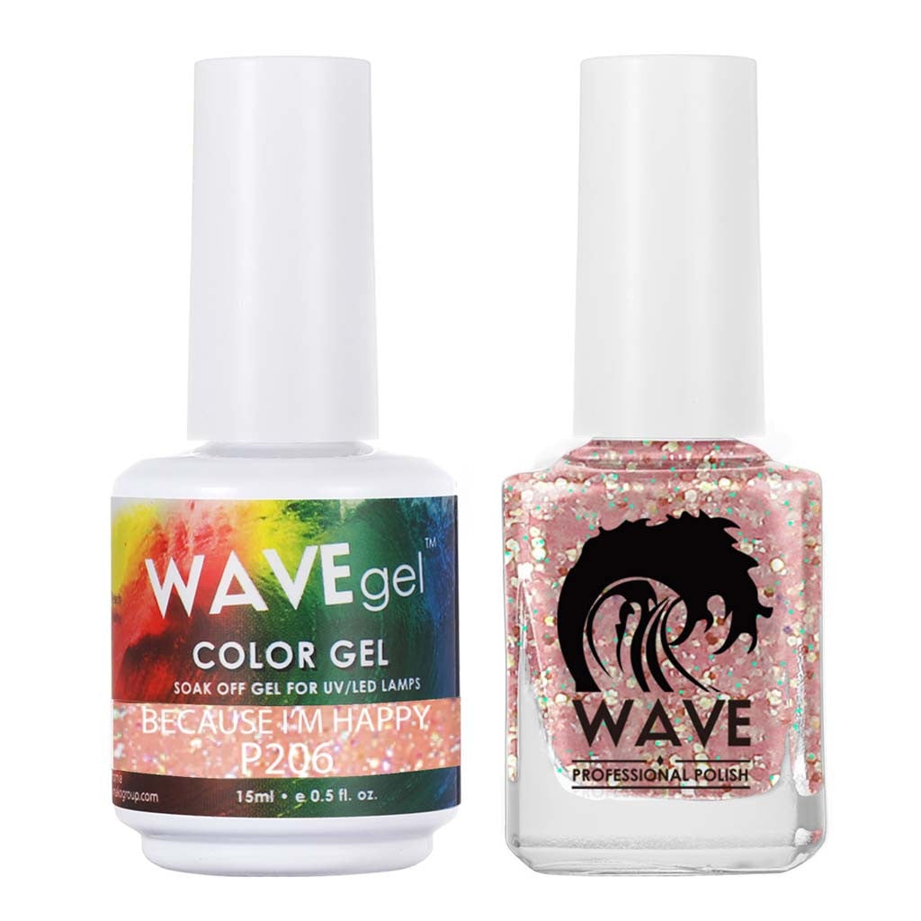 Matching - P206 Because I'm Happy Diamond Nail Supplies