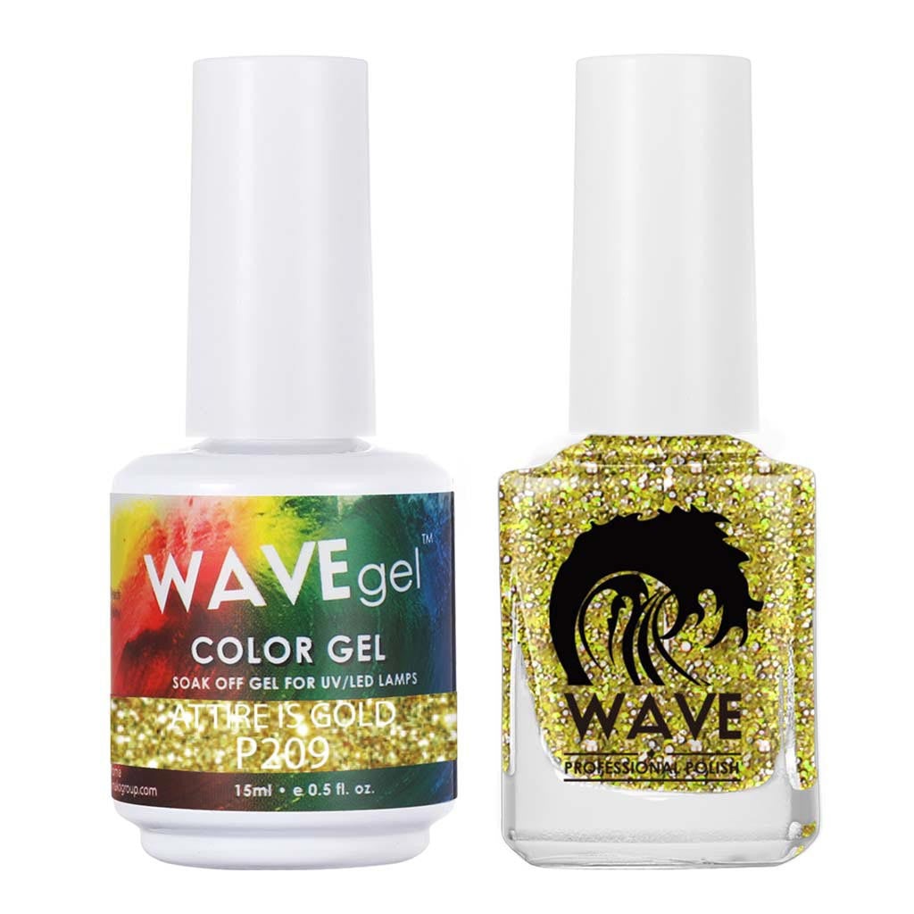 Matching - P209 Attire Is Gold Diamond Nail Supplies