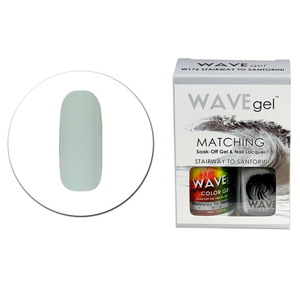 Matching - W176 Stairway To Santorini Diamond Nail Supplies