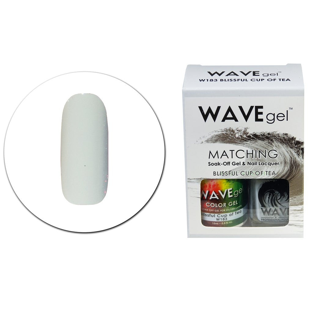 Matching - W183 Blissful Cup Of Tea Diamond Nail Supplies