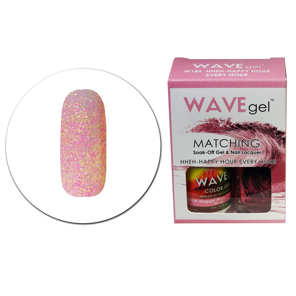 Matching - W186 Hheh Happy Hour Every Hour Diamond Nail Supplies