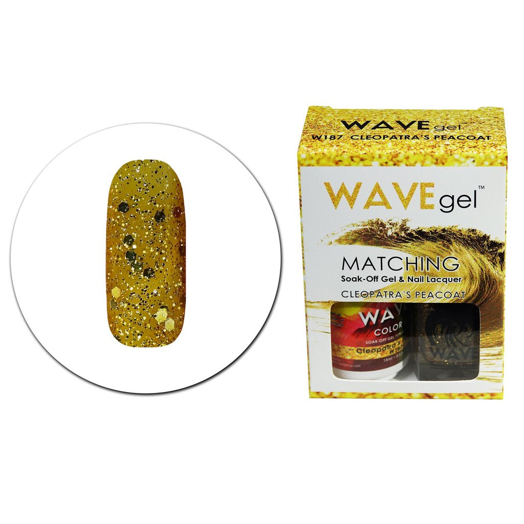 Matching - W187 Cleopatra's Peacoat Diamond Nail Supplies