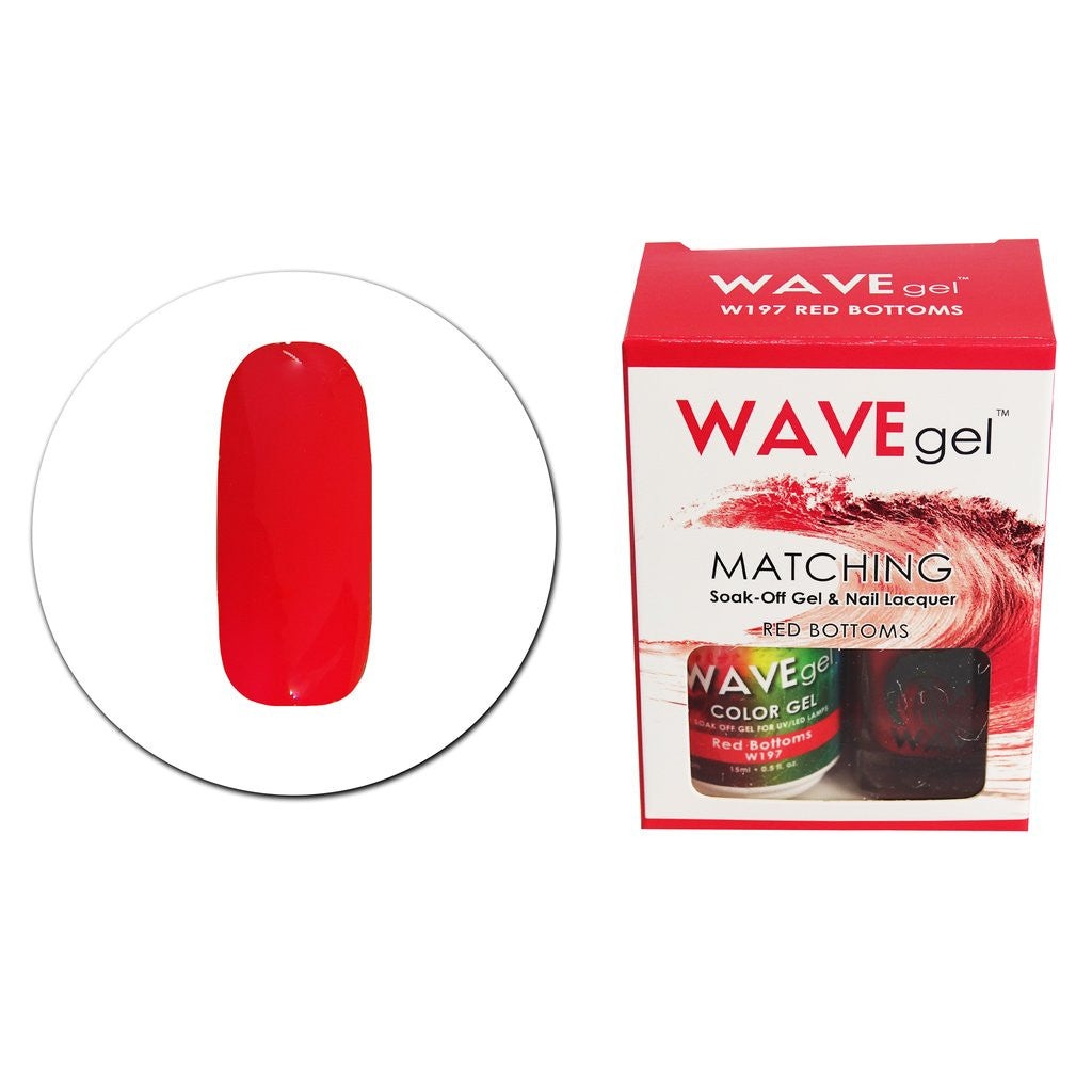 Matching - W197 Red Bottoms Diamond Nail Supplies