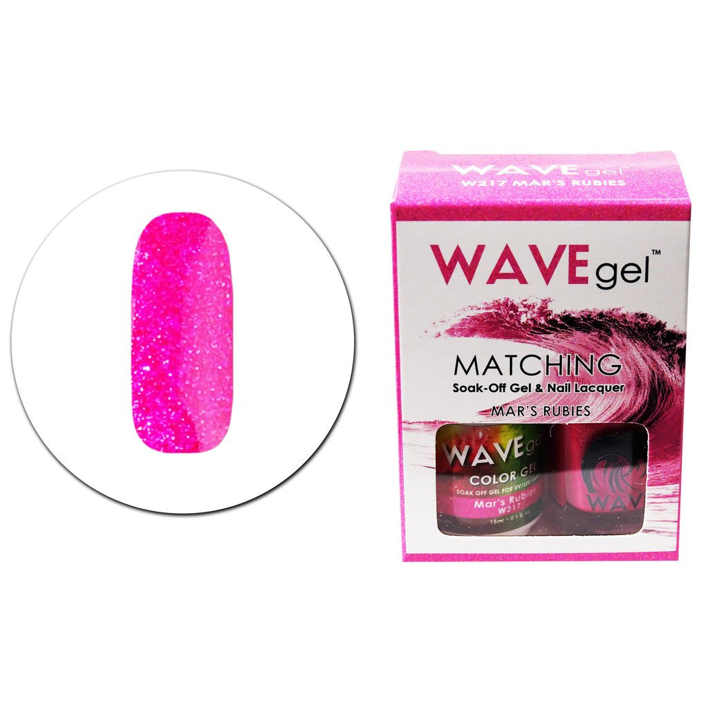Matching - W217 Mar's Rubies Diamond Nail Supplies
