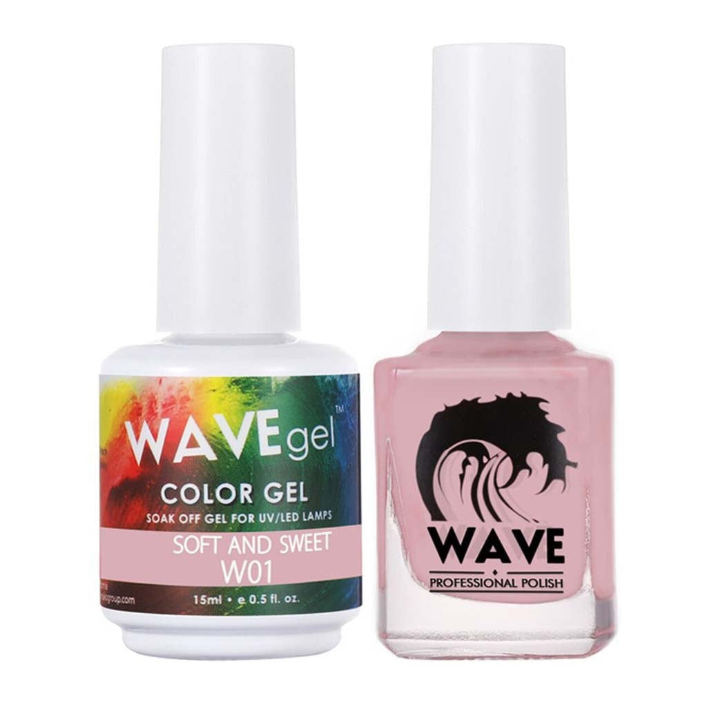 Matching - W01 Soft and sweet Diamond Nail Supplies