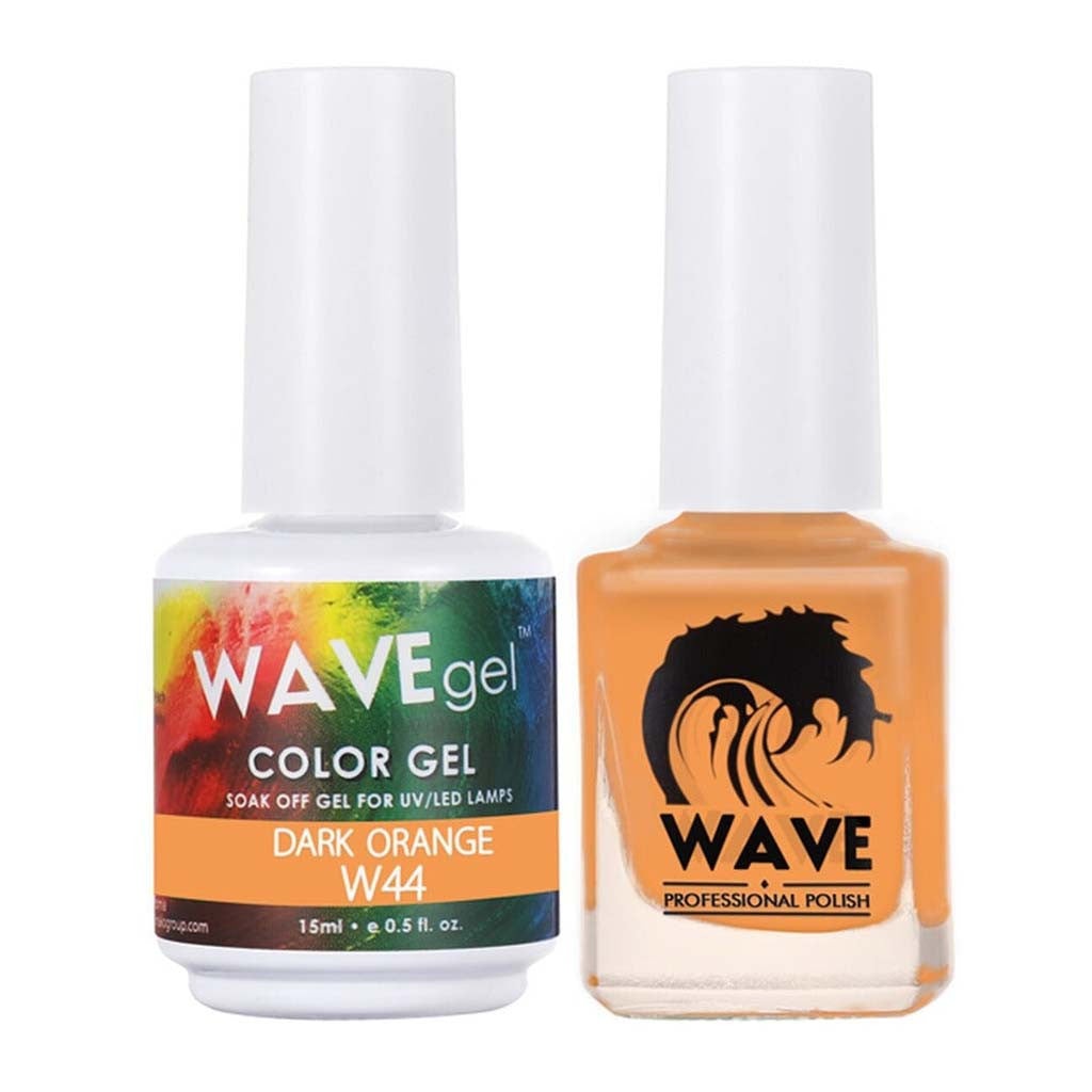 Matching - W44 Dark Orange Diamond Nail Supplies